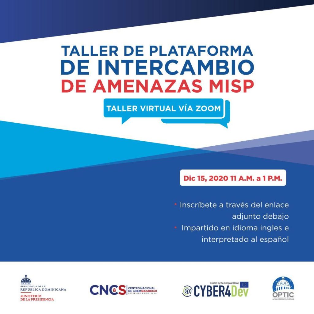 Taller de Plataforma de Intercambio de Amenazas MISP